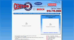 Desktop Screenshot of centerheatandair.com